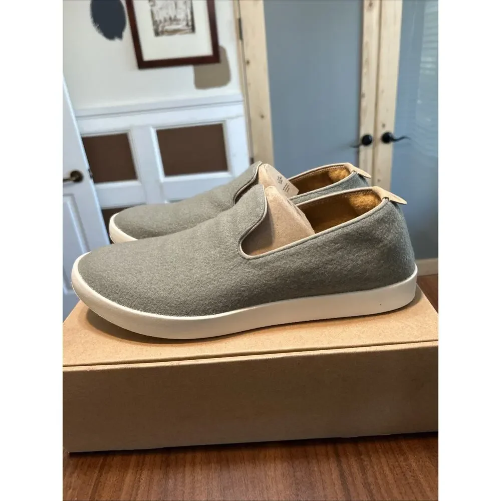 New ALLBIRDS Wool Lounger Hazy Pine Shoes Slip On Green Mens Size 14